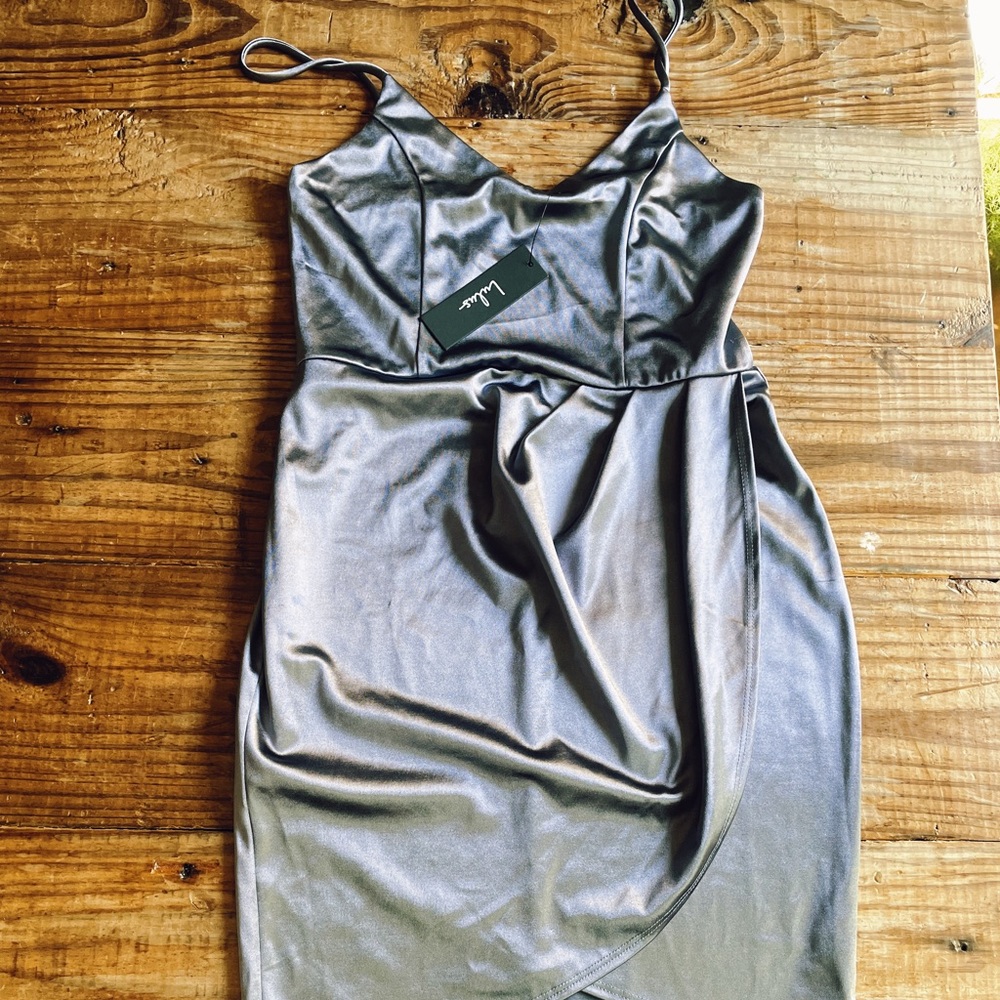 Lulus Forever Your Girl Satin Dress - Picture 4 of 5